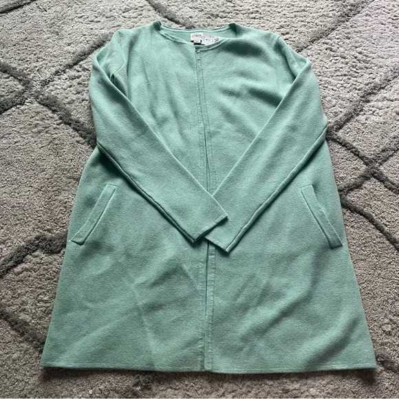 J Crew Factory sweater cardigan Open front blazer 
green open front XS new - Picture 5 of 9